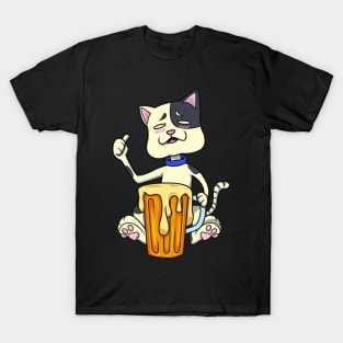 Cheers - Cat drinking beer - Beer festival T-Shirt